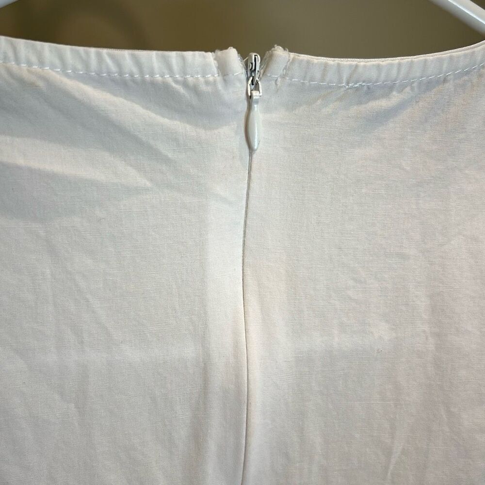Darling White Crochet Trim Ruffled Dress - Picture 7 of 7